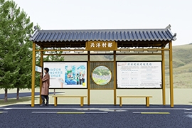 安徽宣城仿古候車亭發(fā)貨案例
